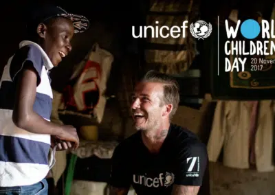 Unicef #WorldChildrensDay with David Beckham
